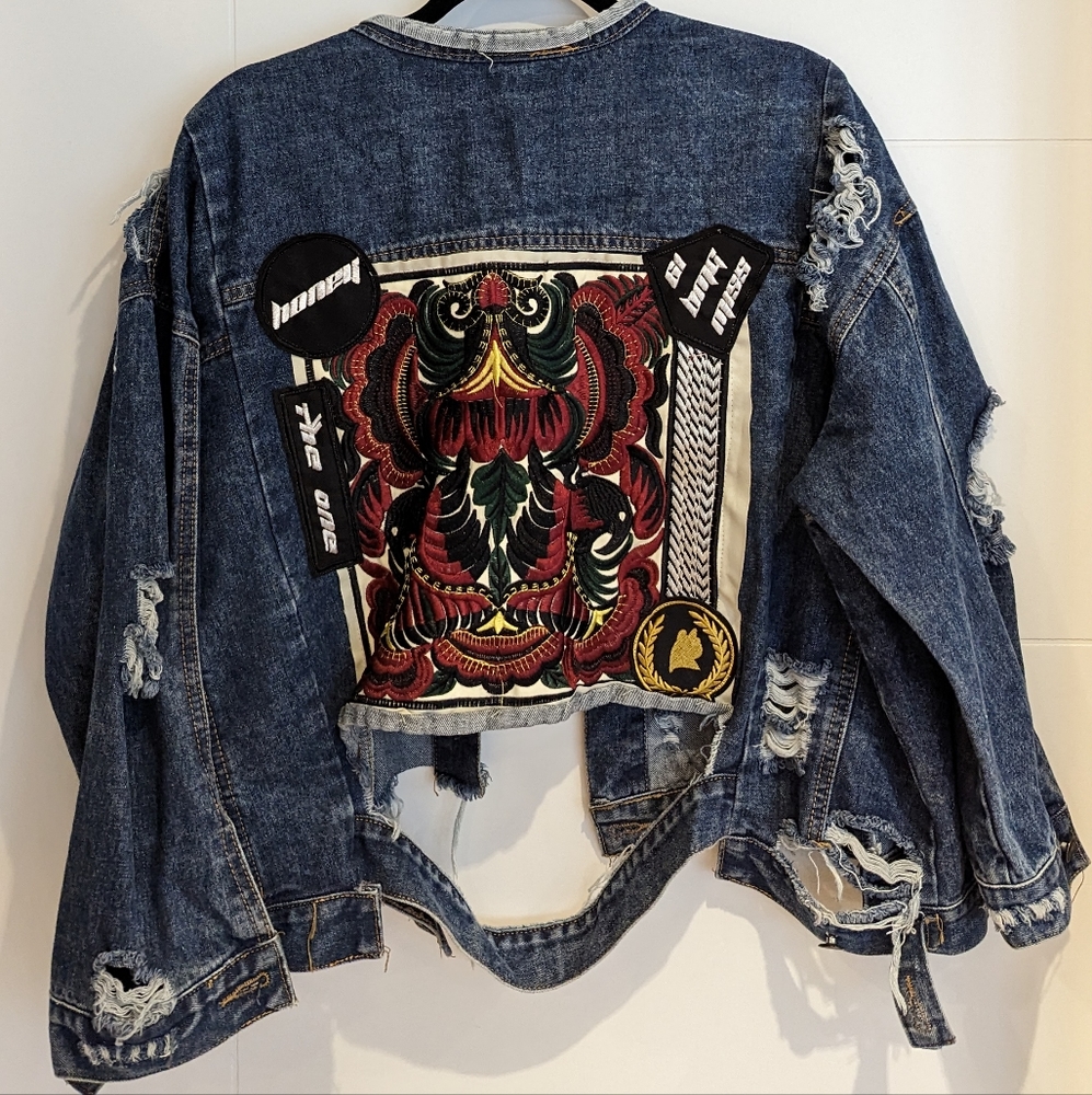 Denim Jacket - One Size - Shein